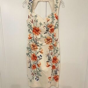 Karen Millen Dress - Cream & Floral